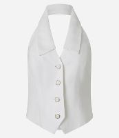 Colete Slim Alfaiatado de Frente Única em Viscose - 1