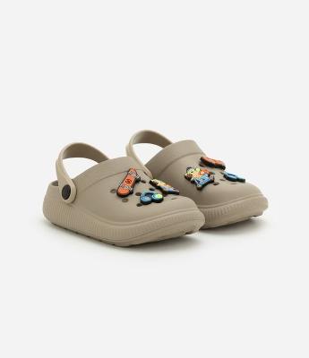 Sandália Infantil em PVC com Pug Aplicada - Tam 28 ao 36