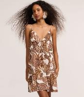 Vestico Curto com Alça Fina e Estampa Fundo do Mar - 1