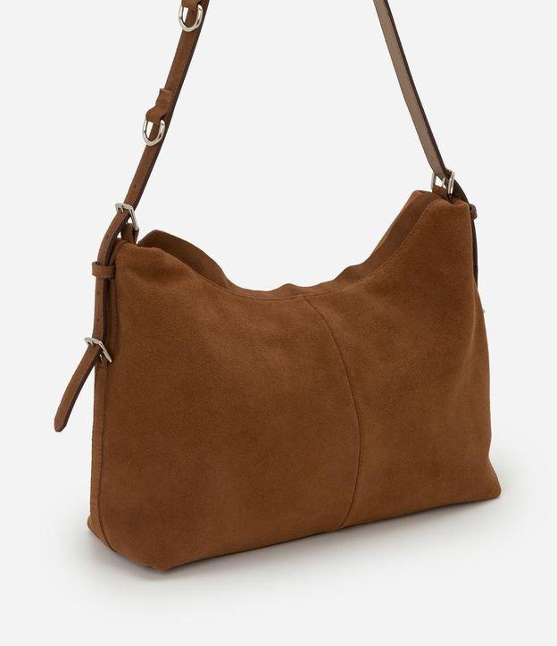 Bolsa Hobo em Couro Liso - 1