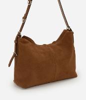 Bolsa Hobo em Couro Liso - 1