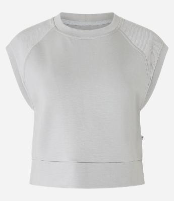 Camiseta Esportiva em Modal com Manga Raglan Pespontada