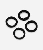 Kit 04 Elástico de Cabelo Larguinhas e Texturizadas - 1