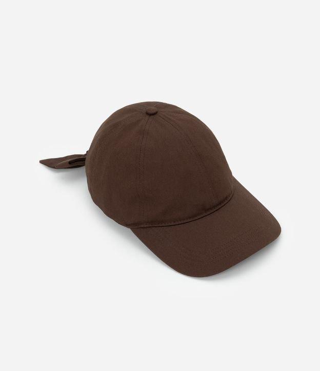 Boné Aba Curva em com Laço Traseiro - 1