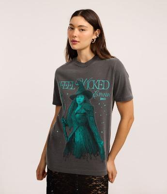 Camiseta em Algodão com Estampa Wiked Estonada