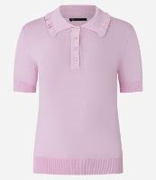 Blusa em Tricô com Pregas na Gola Polo - 1