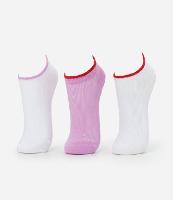 Kit 03 Meias Cano Curto em Algodão com Contraste Lupo - 1