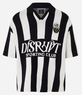 Camiseta Boxy em Tricô com Estampa Futebol