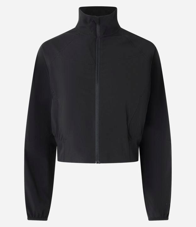 Jaqueta Corta Vento Esportiva com Gola Alto - 1