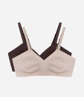 Kit 02 Sutiã sem Bojo sem Aro em Microfibra Delrio - 1