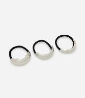 Kit 03 Elásticos de Cabelo com Detalhe Metal Bold - 1