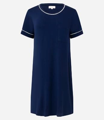 Camisola Curta em Viscolycra com Detalhes Contrastantes