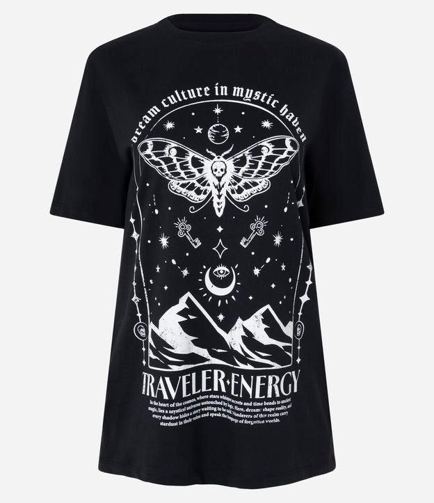 Camiseta em Algodão com Estampa Mística Curve & Plus Size - 1