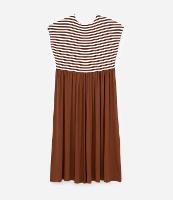 Vestido Midi em Viscolycra Listrado Lisa Curve & Plus Size - 1