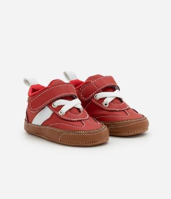 Tênis Infantil em PU com Recortes - Tam 15 a 19