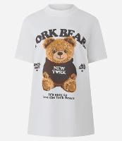 Camiseta em Algodão com Estampa Urso York Bears - 1