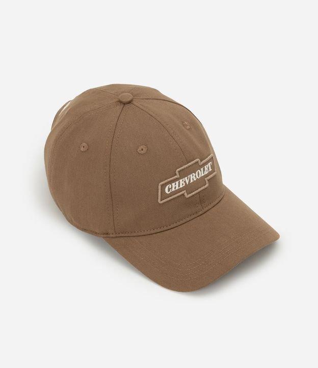 Boné Dad Hat em Sarja com Bordado Lettering Chevrolet - 1