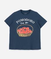 Camiseta em Algodão com Estampa Tomates “Pomodoro” Curve & Plus Size - 1