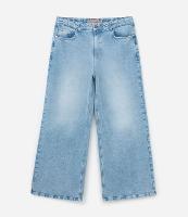 Calça Wide Leg em Jeans com Elastano Curve & Plus Size - 1