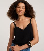 Blusa de Alça em Airflow com Decote V - 1