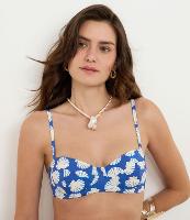 Biquíni Top Meia Taça Em Microfibra Com Estampa Conchas - 1