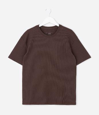 Camiseta Infantil Em Algodão Texturizada – Tam 5 A 14 Anos