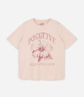 Camiseta em Algodão com Estampa Flor Hibisco Curve & Plus Size - 1