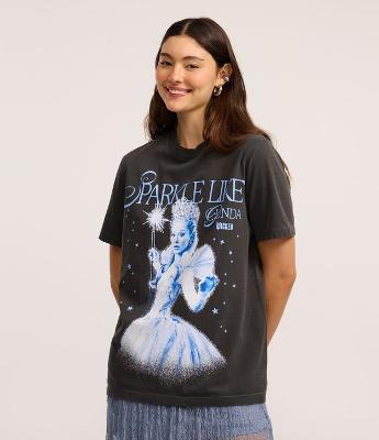 Camiseta T-Shirt em Algodão com Estampa Glinda Estonada