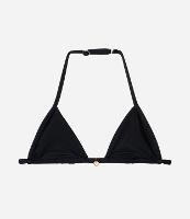 Top Biquíni Em Microfibra Triângulo Fixo Com Fita - 1