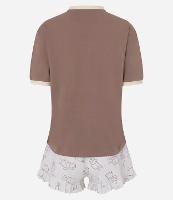 Pijama Short Doll Em Algodão Com Estampa Ursinho Pooh - 1