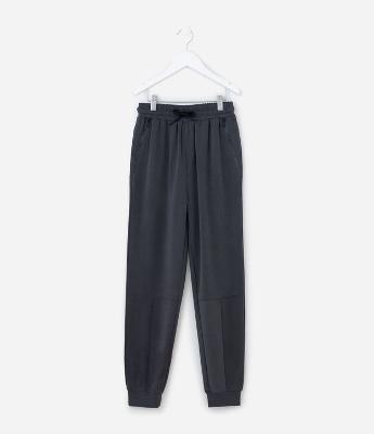 Calça Infantil em Moletom com Bolso - Tam 5 a 14 Anos