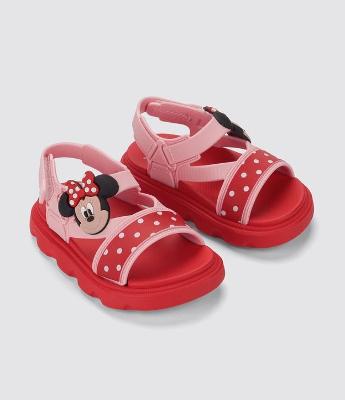 Sandália Infantil Com Personagem Minnie – Tam 17/18 a 25/26
