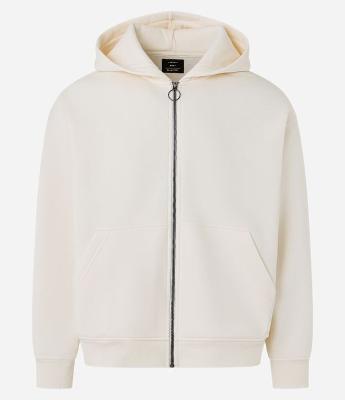 Casaco Boxy em Moletom com Felpa Liso