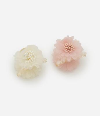 Kit 02 Piranhas Infantis Com Flor De Seda