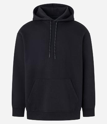 Casaco Relaxed Moletom com Felpa Liso Básico