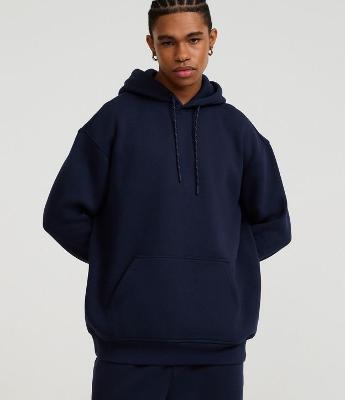 Casaco Relaxed Moletom com Felpa Liso Básico