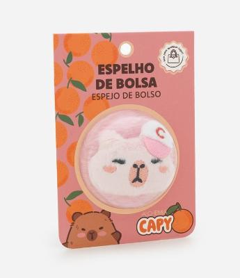 Espelho De Bolsa Pelucia CAPY Alchemia