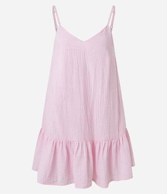 Vestido Godê em Cambraia com Babados