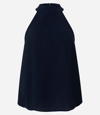 Blusa em Airflow com Gola Halter