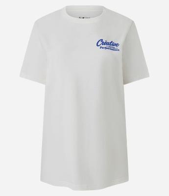 Camiseta Manga Curta com Estampa de Urso de Goma