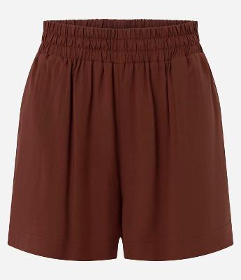 Short Cintura Alta com Lastex no Cós