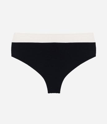 Biquíni Calcinha com Proteção UV e Faixa na Cintura Curve & Plus Size