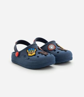 Sandália Infantil em PVC com Patch Patrulha Canina - Tam 20 ao 33