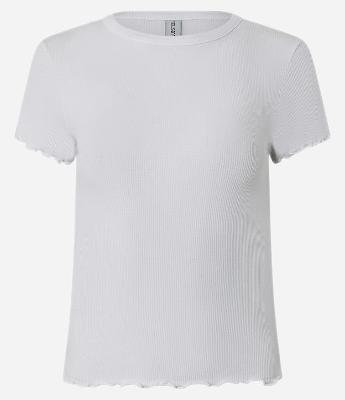 Blusa Manga Curta com Gola Redonda