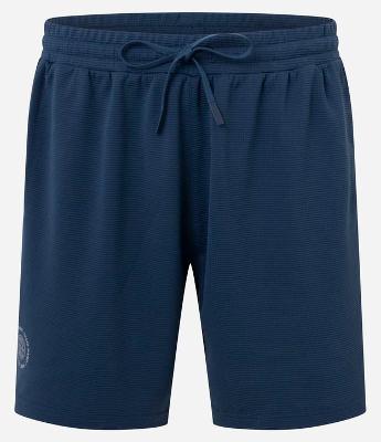 Bermuda Esportiva em Microfibra Texturizado com Estampa Localizada