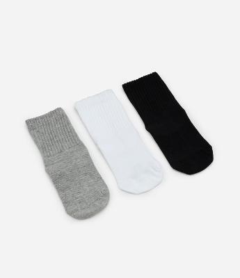 Kit 03 Meias Infantis Lupo - Tam 19 a 34