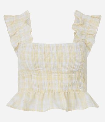 Blusinha Sem Manga com Babados na Alça