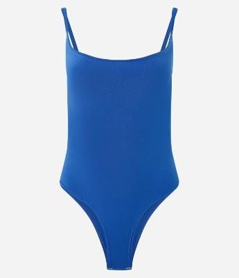 Body em Microfibra Frente Única com Alça Fina