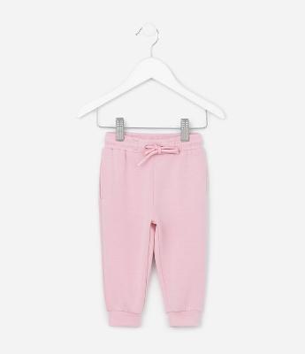 Calça Infantil Jogger em Modal - Tam RN a 18 Meses