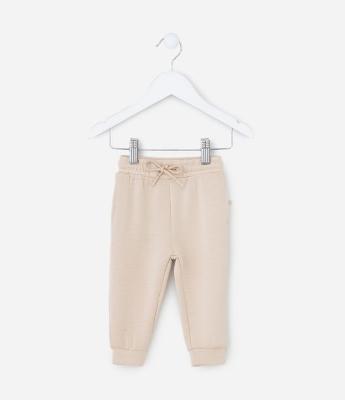 Calça Infantil Jogger em Modal - Tam RN a 18 Meses